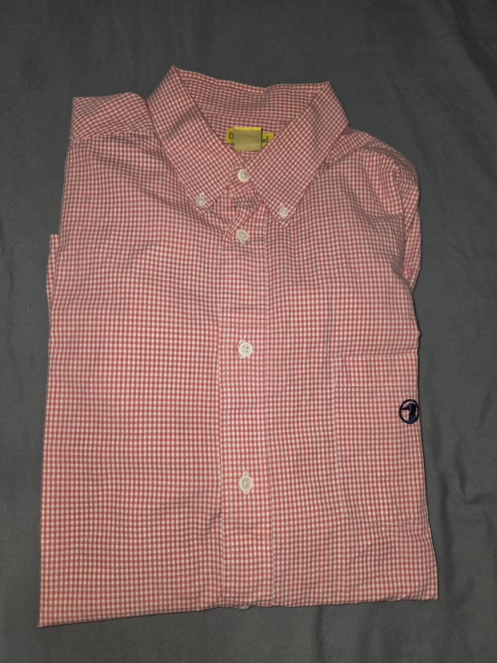 Duck Head Red Gingham Button-Down Shirt